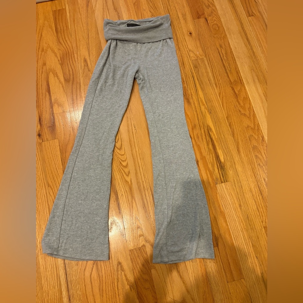 Katie J NYC Gray Kids Flared Leggings